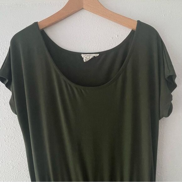 Capella Green Short Sleeve Scoopneck One Piece Joggers Jumpsuit Romper Size M - Picture 7 of 10